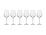 Krosno Avant Garde Wine Glass 6pc 390 To 450ml Gift Boxed