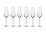 Krosno Avant Garde Champagne Flute 6pc 180 To 200ml Gift Boxed