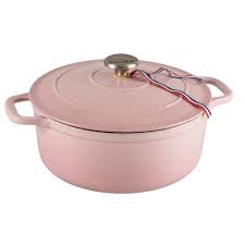 Chasseur Round French Oven 26cm 5 Litre Cherry-chasseur-What's Cooking Online Store