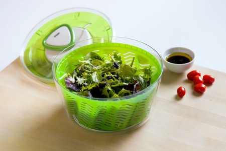 Zyliss Easy Spin salad Spinner Large Green-zyliss-What's Cooking Online Store