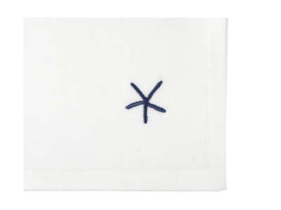 Maxwell & Williams Blue Coral Cotton Napkin Set of 4 45x45cm-maxwell-and-williams-What's Cooking Online Store