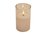 Maxwell & Williams Let's Get Lit LED Flameless Candle Glass Hurricane Gold Set of 3 Gift Boxed