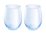 Maxwell & Williams Glamour Stemless Glass 540ML Set of 2 Blue Gift Boxed