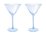 Maxwell & Williams Glamour Martini Glass 230ML Set of 2 Blue Gift Boxed