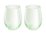 Maxwell & Williams Glamour Stemless Glass 540ML Set of 2 Green Gift Boxed