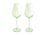 Maxwell & Williams Glamour Wine Glass 480ML Set of 2 Green Gift Boxed