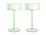 Maxwell & Williams Glamour Coupe Glass 240ML Set of 2 Green Gift Boxed