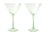 Maxwell & Williams Glamour Martini Glass 230ML Set of 2 Green Gift Boxed