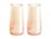 Maxwell & Williams Glamour Highball Glass 480ML Set of 2 Coral Gift Boxed