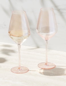 Maxwell & Williams Glamour Wine Glass 480ML Set of 2 Coral Gift Boxed-maxwell-and-williams-What's Cooking Online Store