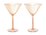 Maxwell & Williams Glamour Martini Glass 230ML Set of 2 Coral Gift Boxed
