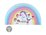 Maxwell & Williams Jedda Robaard Magical Tales Placemat Unicorn Semi Circle 28x47cm