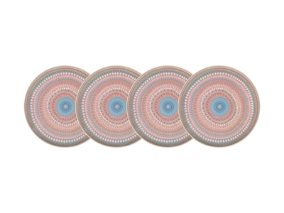 Maxwell & Williams Lou Martin Uplift Melamine Plate 25x2 Set of 4-maxwell-and-williams-What's Cooking Online Store