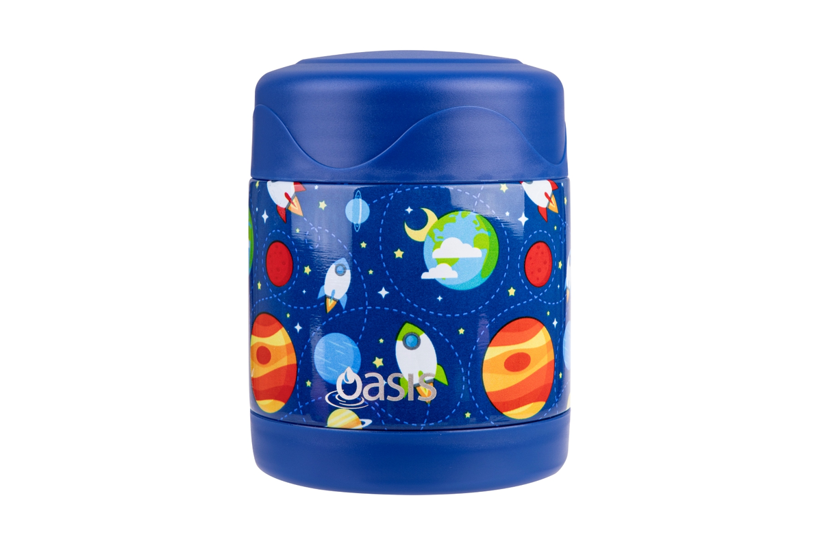 Oasis Stainless Steel Food Flask 300ml Outer Space