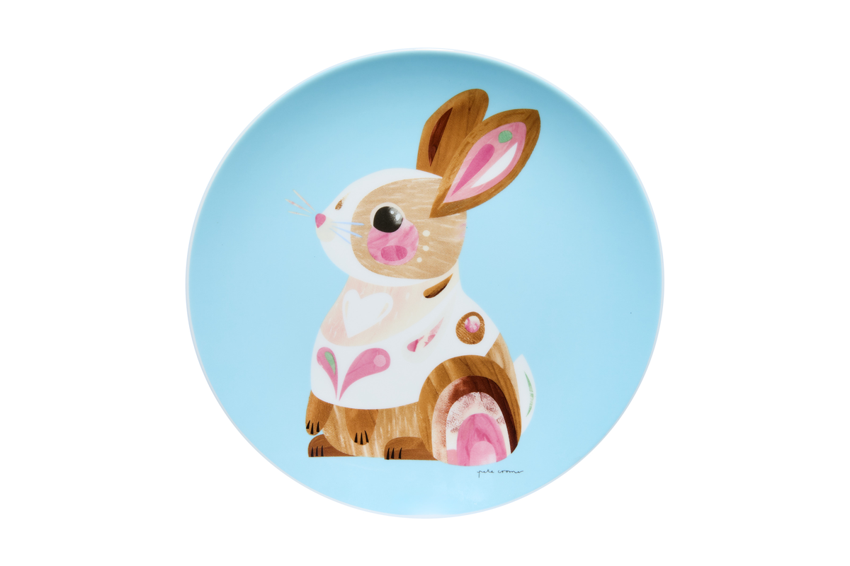 Maxwell & Williams  Pete Cromer Barn Friends Plate 20cm Bunny Blue