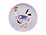 Maxwell & Williams  Pete Cromer Barn Friends Plate 20cm Chook Purple