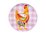 Maxwell & Williams  Pete Cromer Barn Friends Plate 20cm Chook Pink