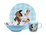 Maxwell & Williams Pete Cromer Barn Friends Children's 3pc Dinner Set Bunny Gift Boxed