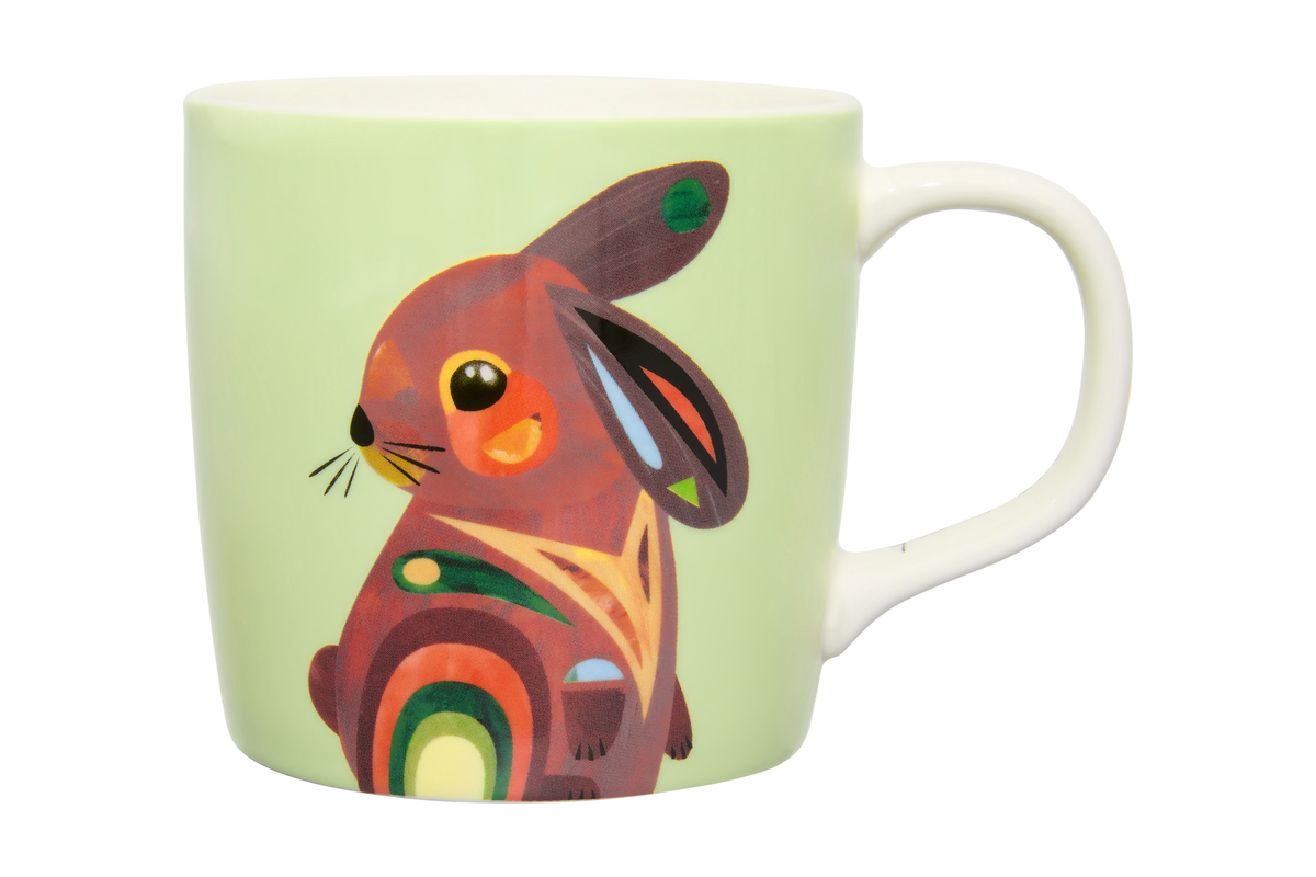 Maxwell & Williams  Pete Cromer Barn Friends Mug 375ML Bunny Green Gift Boxed
