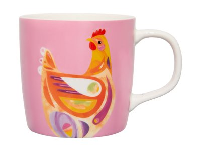 Maxwell & Williams  Pete Cromer Barn Friends Mug 375ML Chook Pink Gift Boxed-maxwell-and-williams-What's Cooking Online Store