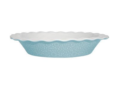 Maxwell & Williams Blooms Fluted Pie Dish 21.5x4cm Blue Gift Boxed-maxwell-and-williams-What's Cooking Online Store