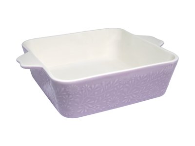 Maxwell & Williams Blooms Square Baker 19x19x6.5cm Lilac Gift Boxed-maxwell-and-williams-What's Cooking Online Store