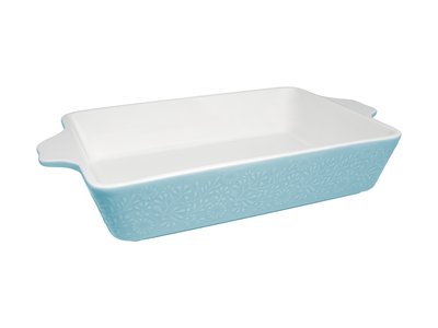 Maxwell & Williams Blooms Rectangular Baker 27x19x6.5cm Blue Gift Boxed-maxwell-and-williams-What's Cooking Online Store