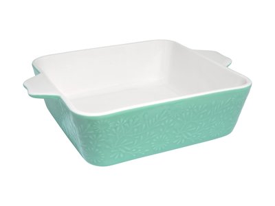 Maxwell & Williams Blooms Square Baker 19x19x6.5cm Green Gift Boxed-maxwell-and-williams-What's Cooking Online Store