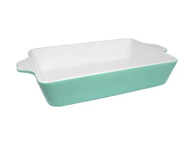 Maxwell & Williams Blooms Rectangular Baker 27x19x6.5cm Green Gift Boxed-maxwell-and-williams-What's Cooking Online Store