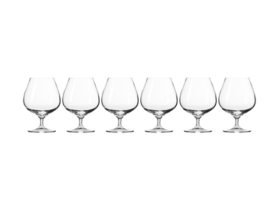 Krosno Harmony Cognac Glass 550ML 6pc Gift Boxed-krosno-What's Cooking Online Store
