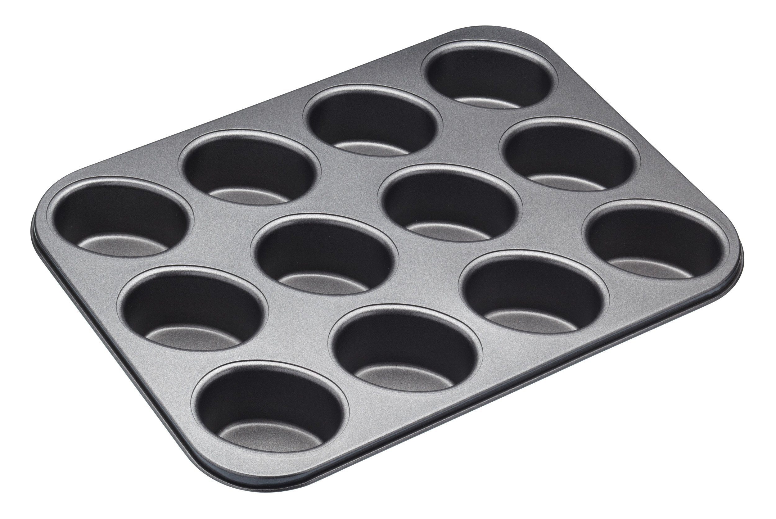 Bakemaster 12 Cup Friand Pan 26 X 35 cm - KITCHEN-Bakeware-Cake Tins & Baking Trays : What's Cooking - BAKEMASTER NON-STICK 30